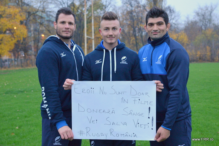 Vineri, 15 decembrie, la Federatia Romana de Rugby are loc ultima campanie de donare de sange din 2017