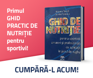 Primul ghid practic de nutriție pentru sportivi! Cumpără-l acum!